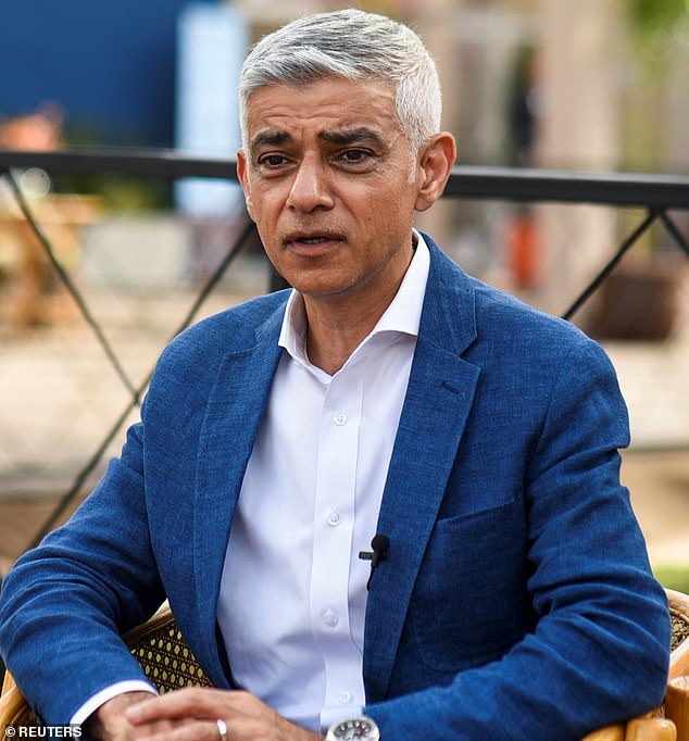Sir Sadiq Khan pictured in Rio de Janeiro. He is part of a large Government delegation, but officials would not say how many civil servants were attending