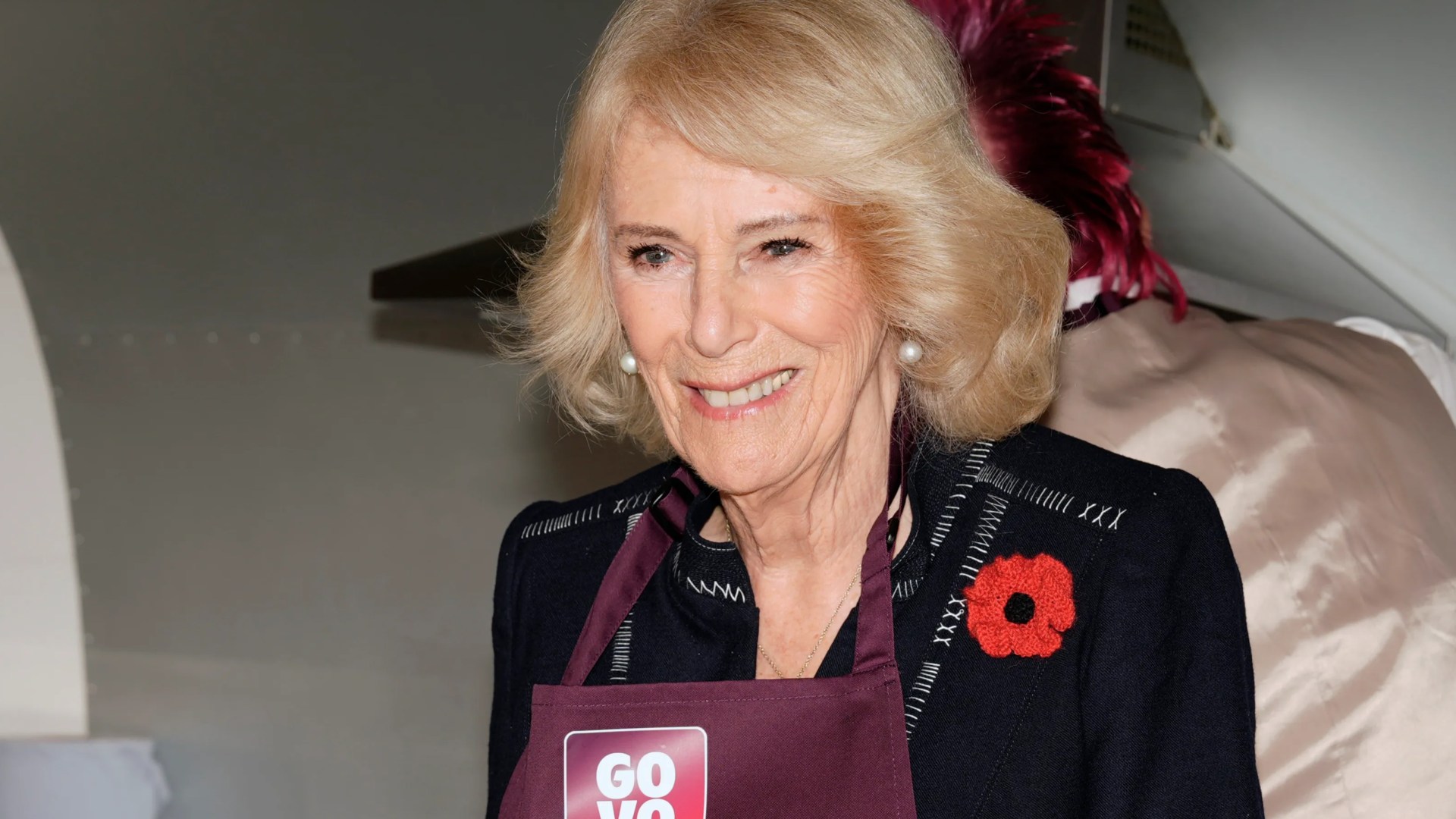 Queen Camilla makes jacket potatoes with TikTok star to feed the elderly