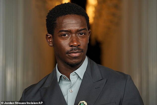 Damson Idris, pictured at the LACMA Art + Film Gala, has starred in F1, Snowfall and Outside the Wire