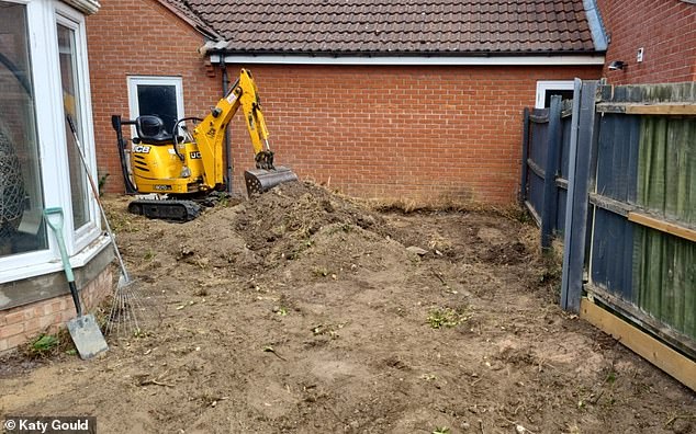 Victim Katy Gould, 51, handed over more than £5,000 for work that was not carried out and returned home after a week her garden torn up