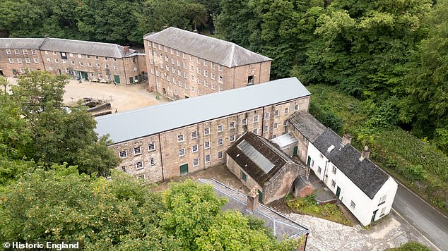 Buildings 26 and 21, a pair of white cottages constructed in around 1780 at Cromford Mill, are in 'very poor condition' and need saving