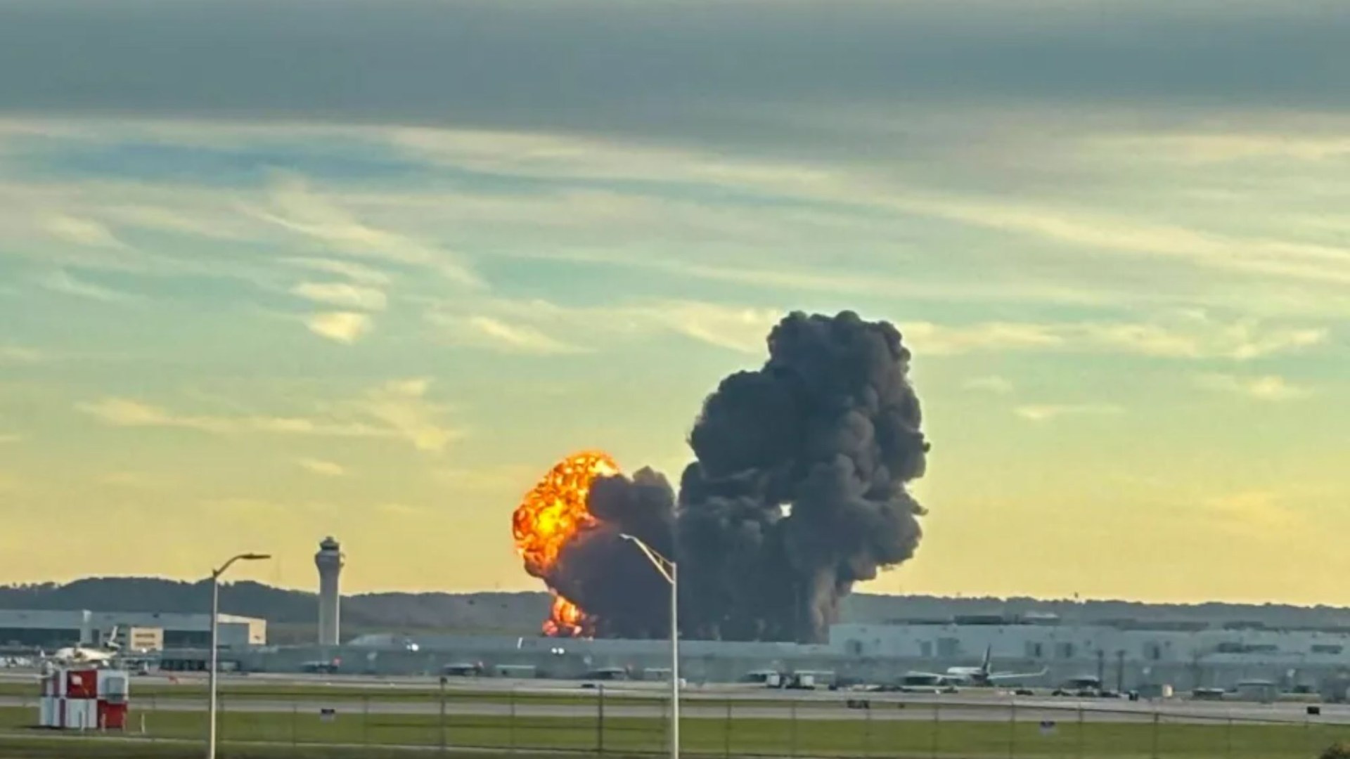 Cargo plane crashed & exploded into fireball during takeoff after engine FELL OFF, investigators say as death toll rises