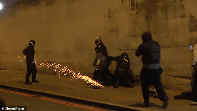 Police said they seized weapons and fireworks using Section 60 powers to stop and search