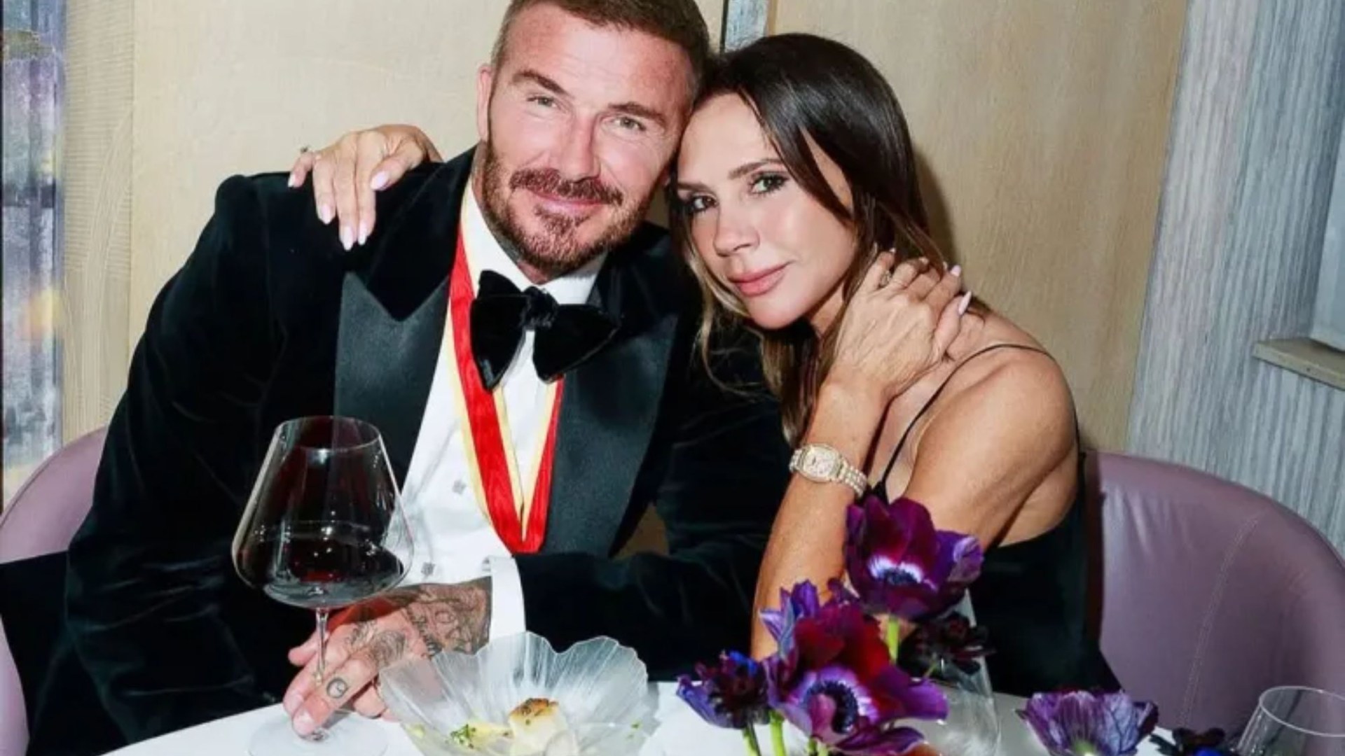 Victoria Beckham shares glam snaps from inside husband David's incredible party to celebrate knighthood