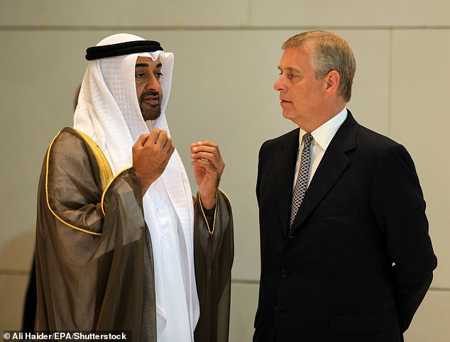 Reports had previously speculated that Andrew could be persuaded to set up home in a £10million luxury villa in Abu Dhabi's royal family's fortified estate. Indeed, Mr Hardman has not 'ruled out' a form of 'actual exile' for the disgraced former Prince