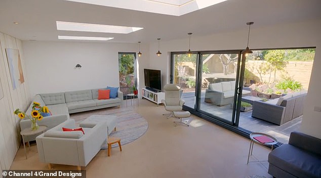 When Kevin re-visited the home in August, he was impressed by a light and bright extension