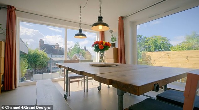 The couple had even built their furniture themselves in order to save money