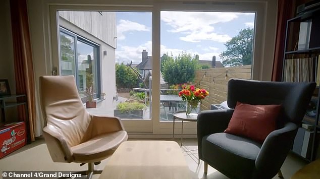 The couple had even enlisted the help of their children to finish the building project