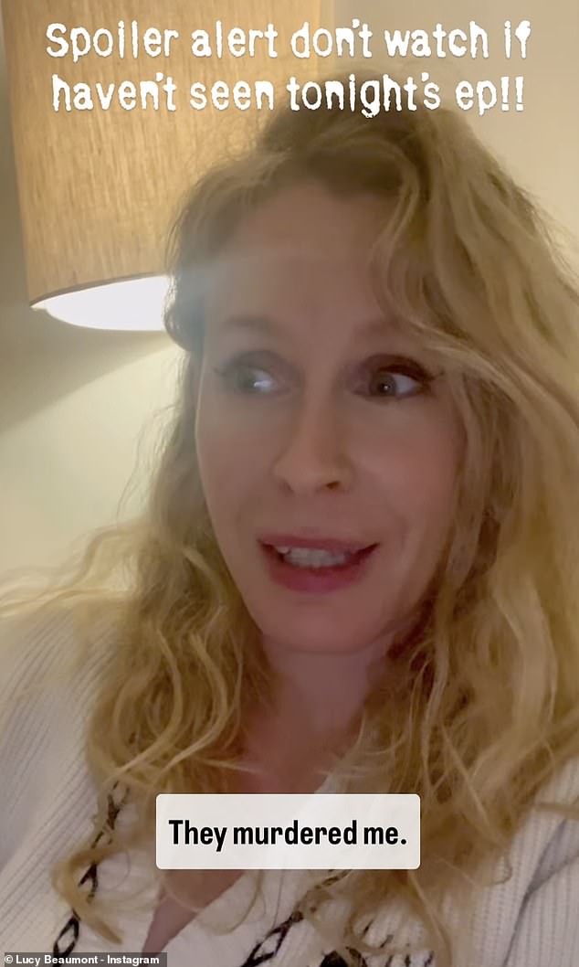 Lucy Beaumont took to social media after her murder as she branded the traitors 'b******s'