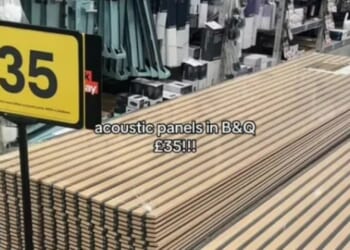 I transformed my living room on the cheap using a £35 B&Q buy... but trolls say it now looks exactly like McDonald's