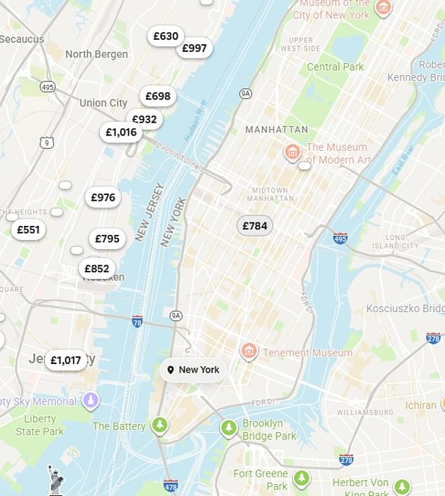 Make for Jersey? The laws are more relaxed in New Jersey...but visitors won't feel like they're staying in the thick of the Big Apple action