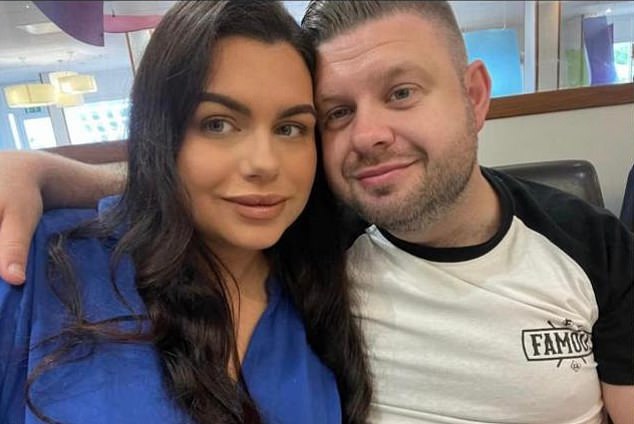 It was previously heard that Mrs Bashford was attacked first with the hammer before then being stabbed by Martin. She is pictured here with her husband