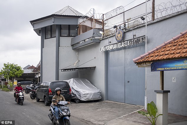 She was on death row at the Kerobokan Women's Prison, where she awaited news of her execution