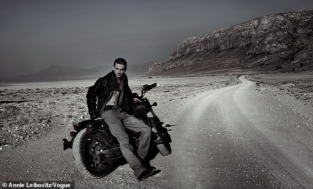 The actor's latest interview is accompanied with a monochrome shoot from acclaimed photographer Annie Leibovitz