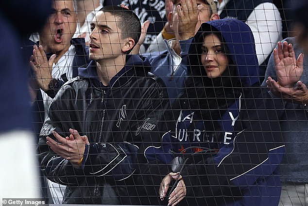 He does however draw the line at discussing his ongoing two year relationship with Kylie Jenner, a constant cheerleader as the actor's career goes from strength to strength