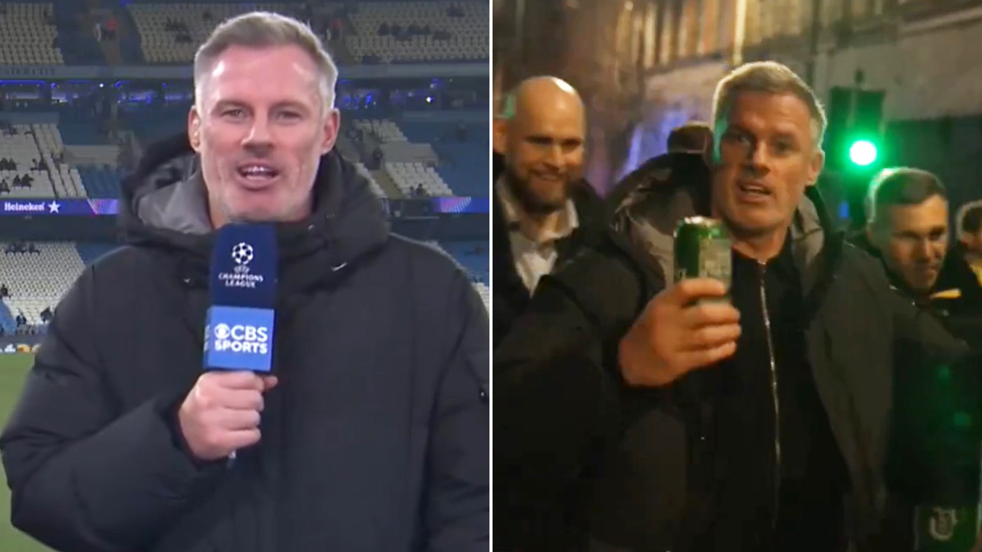 Jamie Carragher 'BANNED from Etihad Stadium away end by Man City and Uefa after joining march with Dortmund fans'