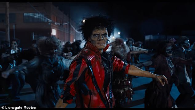 Another snippet showcased Jaafar recreating the iconic Thriller music video while wearing the red and black-colored leather ensemble Michael had also sported at the time