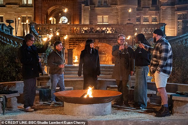 Host Claudia announced the reveal of her final five around a fire pit, where the group had to prove their innocence by telling each other they were Faithful