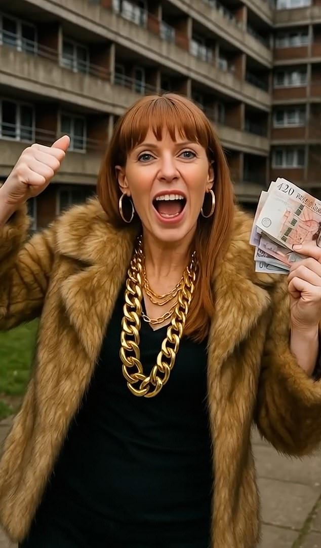 Their most famous video features a computer-generated then deputy prime minister dancing outside a row of flats in a tracksuit wearing gold bling and a fur coat