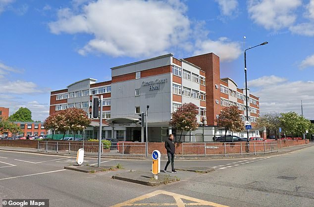 Hundreds of asylum seekers are also being housed at the Cresta Court Hotel in nearby Altrincham