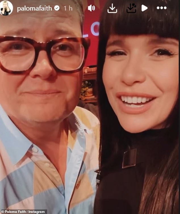 Paloma Faith proved there was no love lost as she congratulated Alan on his win