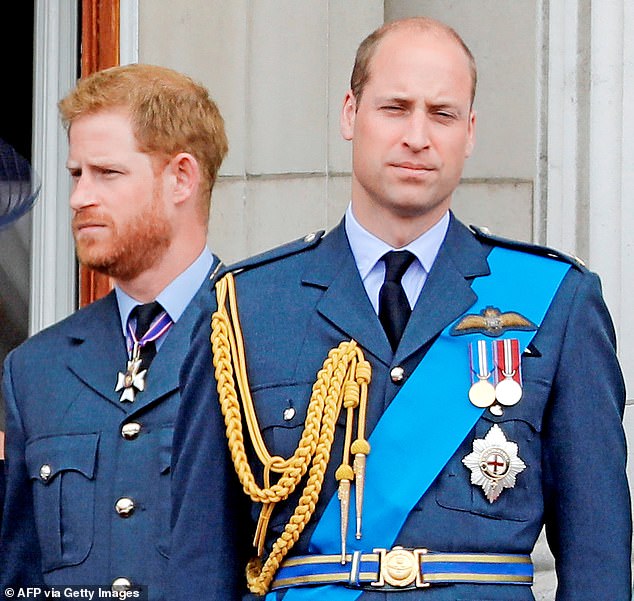 The royal brothers, pictured in 2018, have a long-reported rift which shows no sign of abating