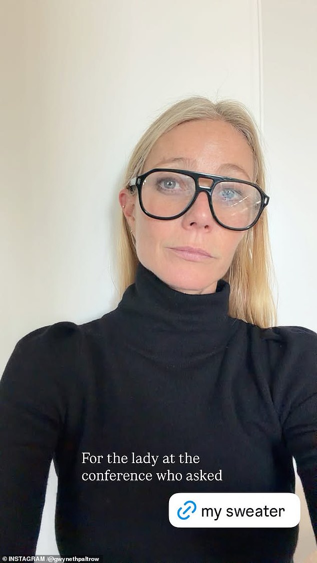 A member of Paltrow's glam squad must have caught wind of her plight as Paltrow returned to Instagram just minutes later with her hair looking sleek and smooth