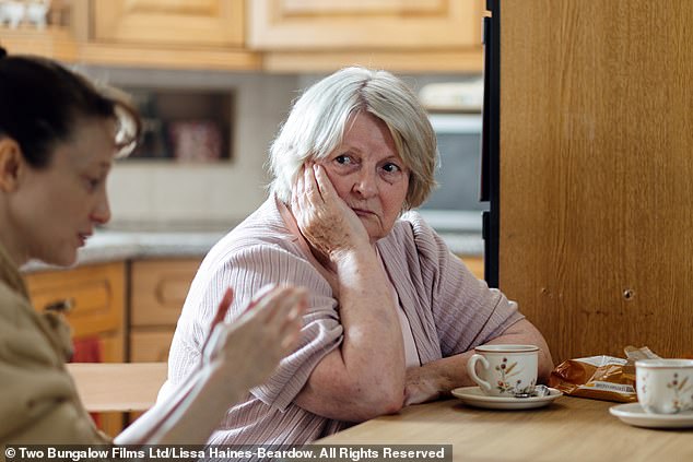 Brenda Blethyn and especially Andrea Riseborough, pictured, take the breath away as lonely next-door neighbours