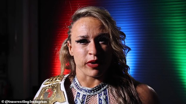 The former bodybuilder, who currently competes on NXT, is just 29-years-old