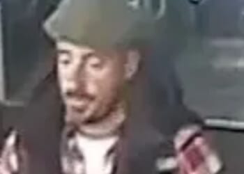 Woman 'sexually assaulted' on board train to major UK airport as cops release CCTV in hunt for man