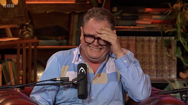 Trying to defend himself, he told host Ed Gamble that he felt 'awful' doing the deed and insisted he had no choice but to pick his pal