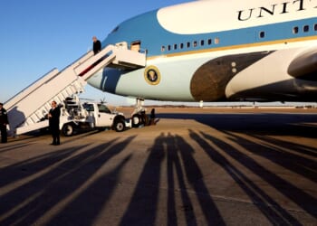 Several people at Joint Base Andrews rushed to hospital after 'white powder found in suspicious package'