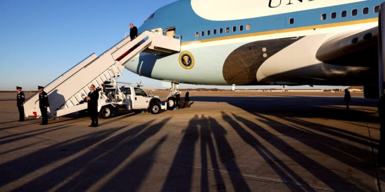 Several people at Joint Base Andrews rushed to hospital after 'white powder found in suspicious package'