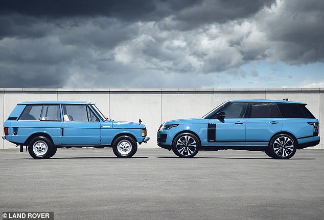 While the original Range Rover was quite a large vehicle for its day, it now pales in comparison to modern era models, like the previous-generation Range Rover Autobiography pictured
