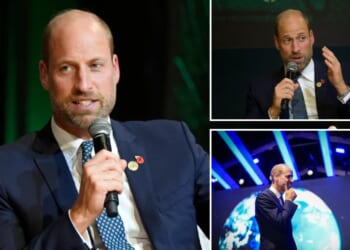 Prince William takes veiled swipe at Andrew as he’s quizzed over Royals at Q&A