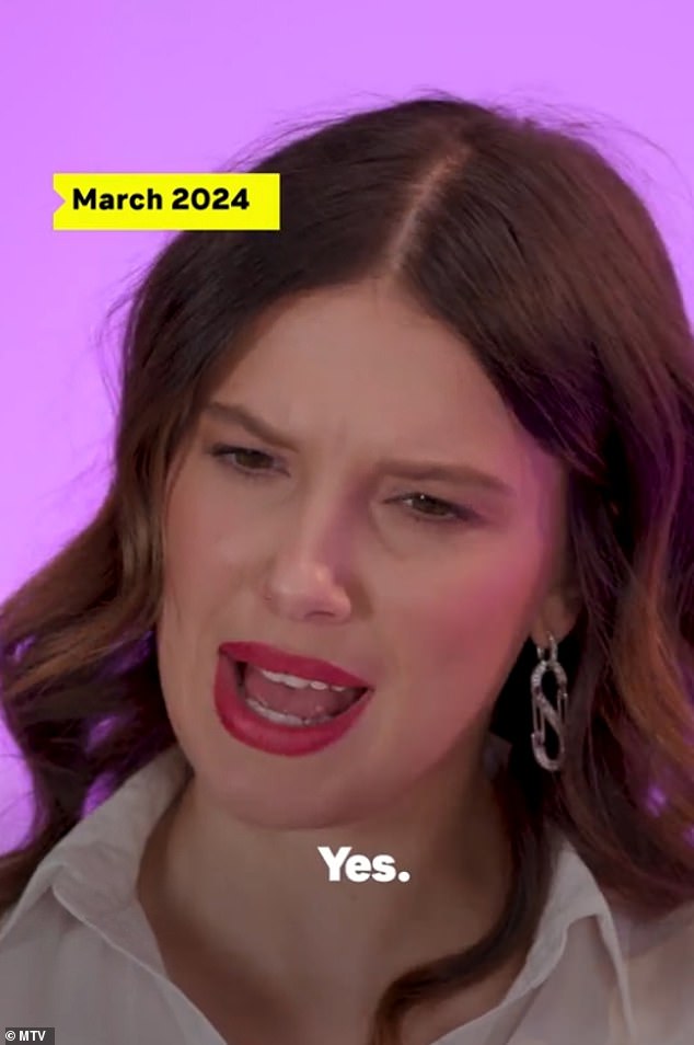 Following the revelation of Brown's complaints about Harbour, a video resurfaced that seemed to hint at the conflict between the two actors