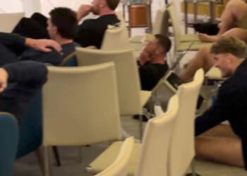 Watch England squad’s shocked and sweary reaction after Joe Marler ‘stabbed in the back’ during Celebrity Traitors final