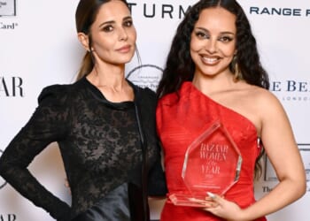 Cheryl and Jade look stunning on red carpet as they join Hollywood A-list at Women of the Year Awards