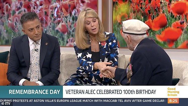 Alec Penstone sat down with Kate, 58, and Adil, 51, to discuss his memories from battles during the war, and his feelings about the upcoming Remembrance Day