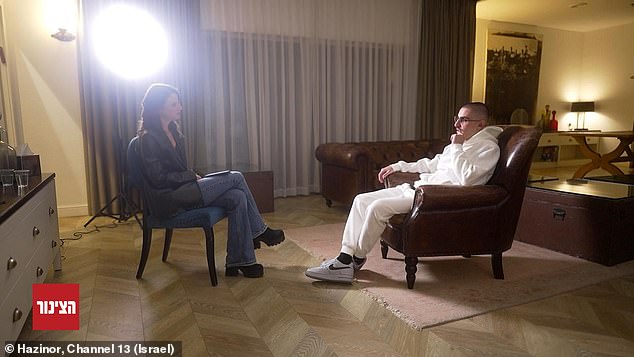 In an interview with Israel's Channel 13, he details how he was starved, sexually abused by his captors, and tortured for 20-minutes seven times a day