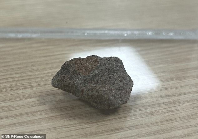 One fragment is known to have been gifted to former First Minister of Scotland Alex Salmond and kept at the SNP's headquarters (pictured)