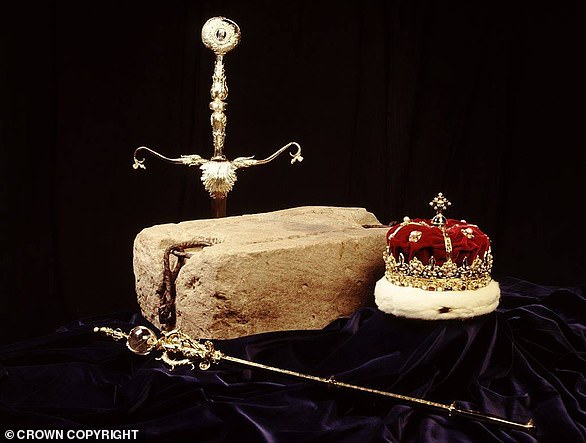 The Stone of Destiny - an oblong block of sandstone - was under the Coronation chair where King Charles sat when officially crowed on May 6, 2023