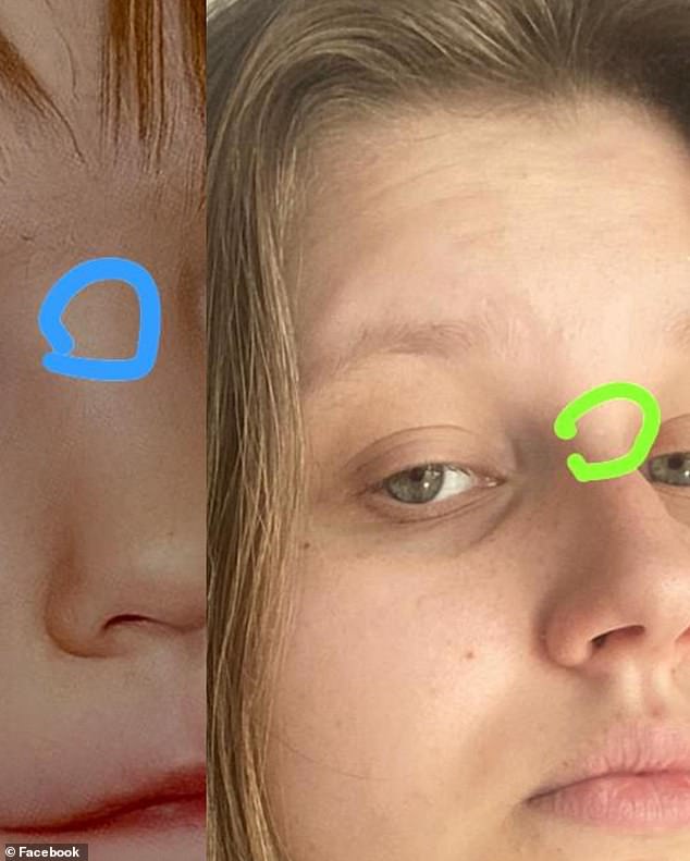 Julia Wandelt claimed in social media posts that she had similar marks on her face to Madeleine