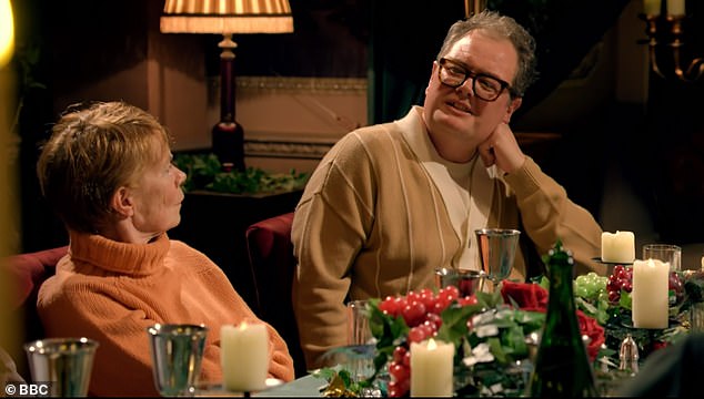 Using the quote towards Celia, Alan pretended it was something he'd learned from fellow show star Stephen Fry before he was banished