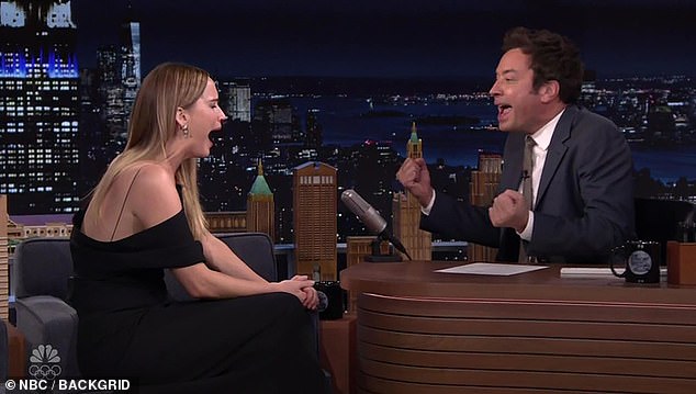 The actress then began to weep loudly in her seat over during her talk-show appearance