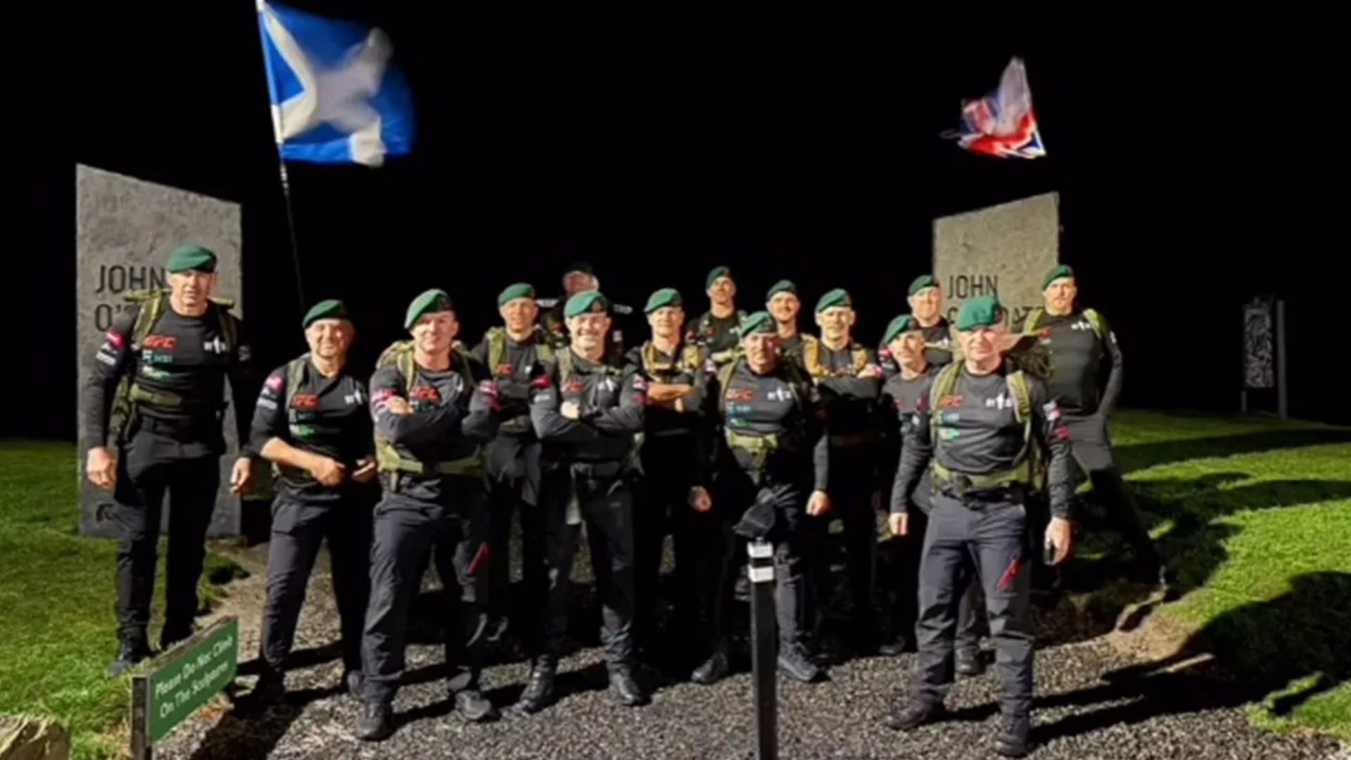 Veteran Royal Marines Commandos to finish huge speed march length of Britain for charity