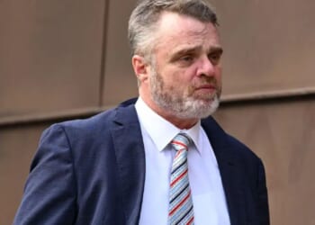 Ex-Neighbours star Damien Richardson found guilty of performing Nazi salute on stage