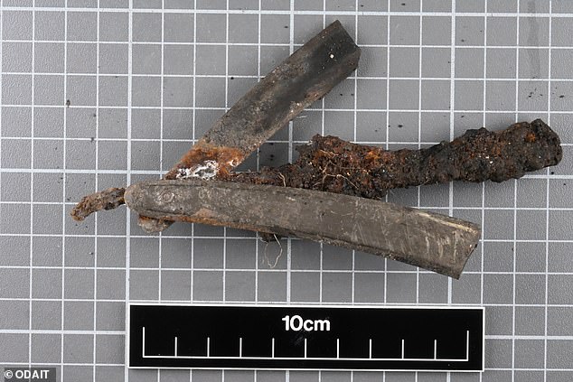 A historic razor uncovered between September to October this year