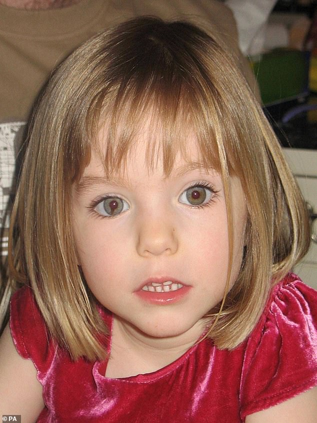 Madeleine was three-years-old when she vanished during a family holiday to The Algarve  in May 2007