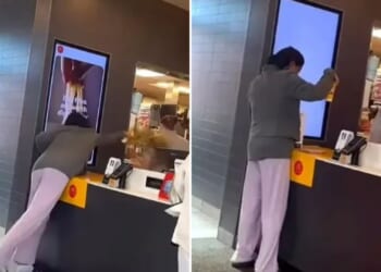 McDonald’s customer who launched boiling coffee at manager is named as cops hunt woman after fiery refund dispute